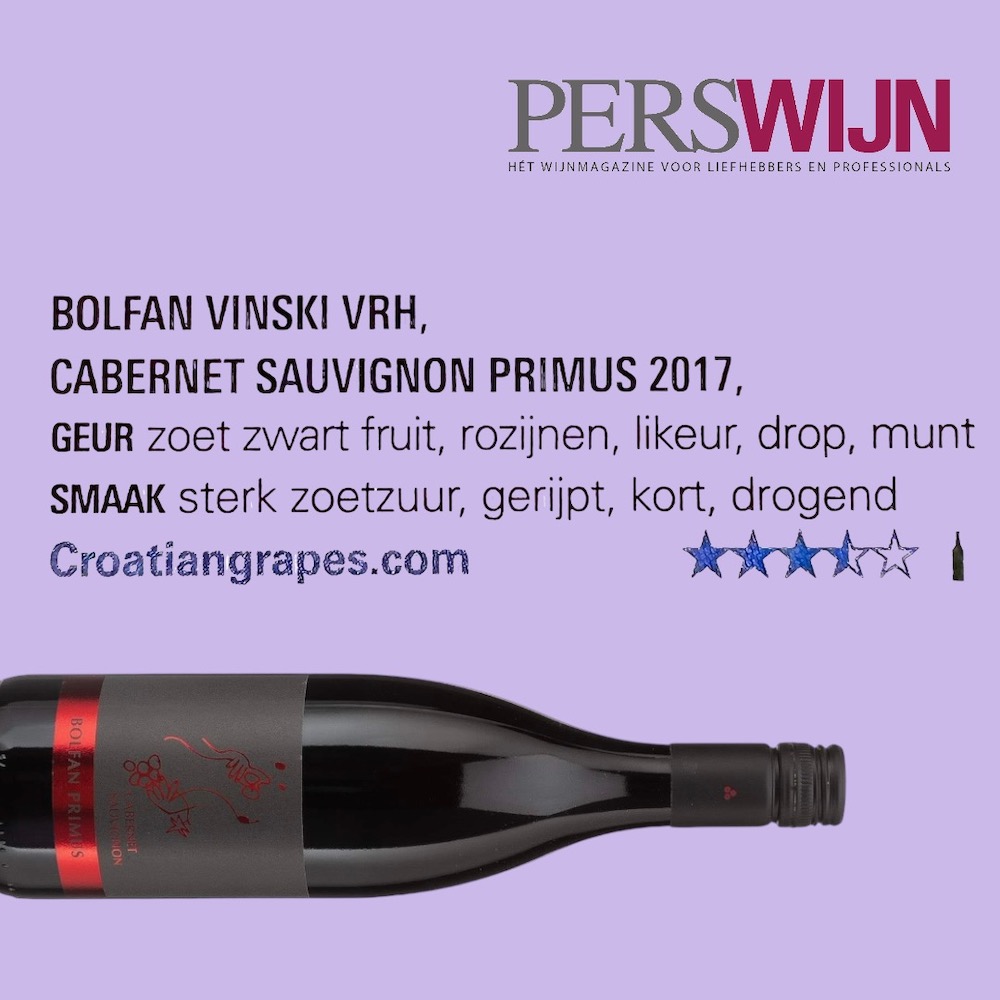 Bolfan Cabernet Sauvignon Primus