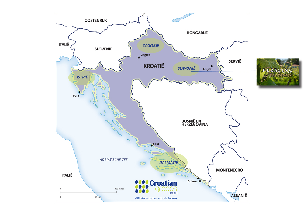 Feravino wijn uit kroatie